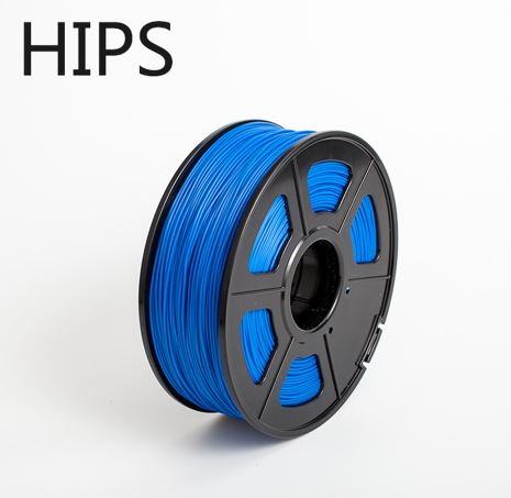 HIPS Filament for 3d printer printing blue