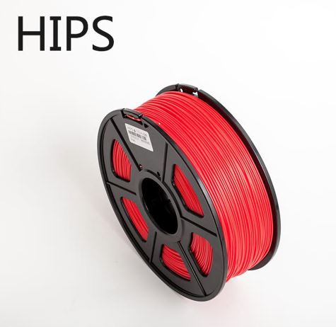 HIPS Filament for 3d printer printing red